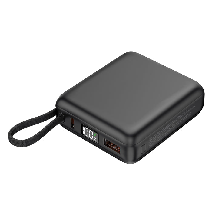 10000mAh LCD Ekranlı Hızlı Şarj Destekli Taşınabilir Powerbank