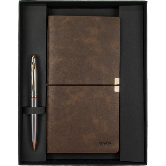 Scrikss Premium Defter ve Tükenmez Kalem Hediye Seti