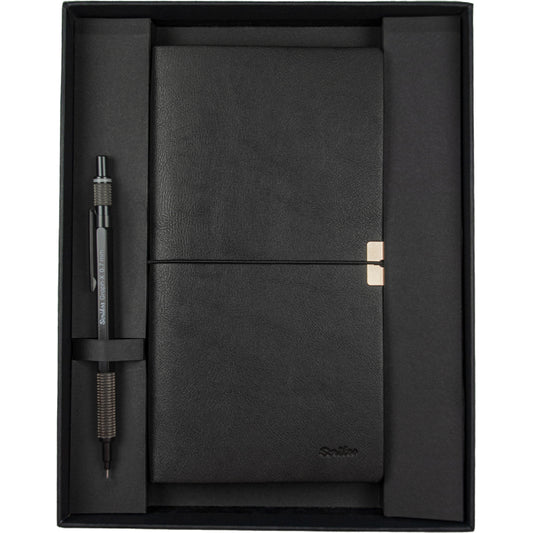 Scrikss Premium Defter ve Mekanik Kurşun Kalem Seti