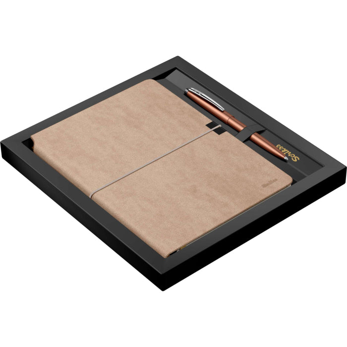 Scrikss Verona Vizon A5 Defter ve Bronz Tükenmez Kalem Hediye Seti