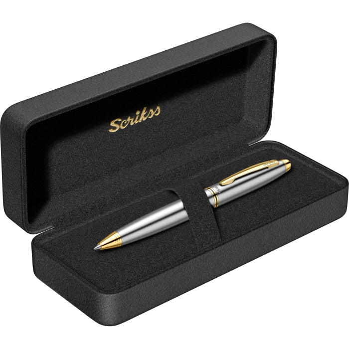 Scrikss Gold Krom Tükenmez Kalem