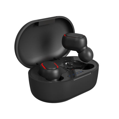 Siyah Bluetooth TWS AirPods Mikrofonlu Kulaklık