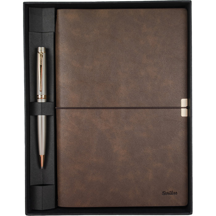 Scrikss Premium Defter ve Honour 38 Tükenmez Kalem Hediye Seti