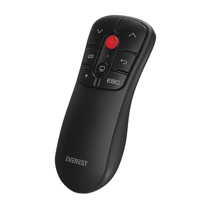 Everest Çok İşlevli USB Kırmızı Lazerli 2.4Ghz Kablosuz Sunum Cihazı