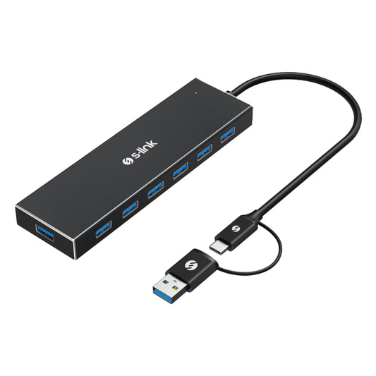 S-Link USB 3.0 7 Port Hub Çevirici Adaptör