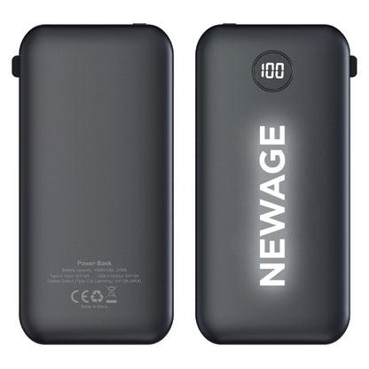10.000 mAh Rubber Gövde LCD Ekranlı Powerbank