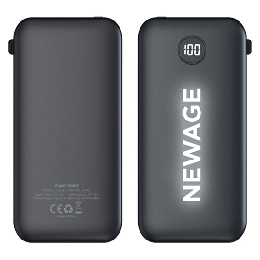 10.000 mAh Rubber Gövde LCD Ekranlı Powerbank