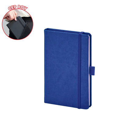 Termo Deri Cep Boy Çizgili Defter