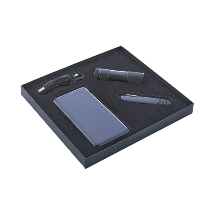 Çok Fonksiyonlu Powerbank, Çakı ve El Feneri Seti
