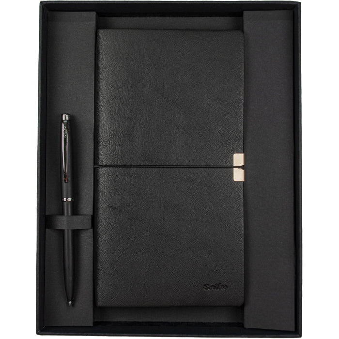 Scrikss Premium Toledo Defter ve Prestij Tükenmez Kalem Seti