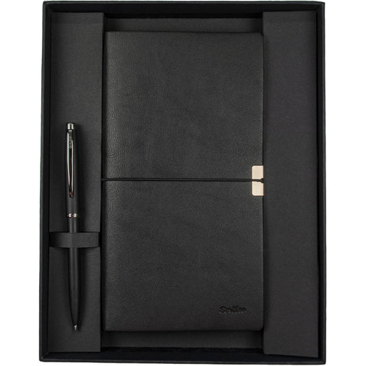 Scrikss Premium Toledo Defter ve Prestij Tükenmez Kalem Seti