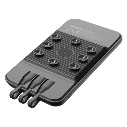S-Link 10000mAh Dahili Kablolu Wireless Powerbank ve Telefon Standı