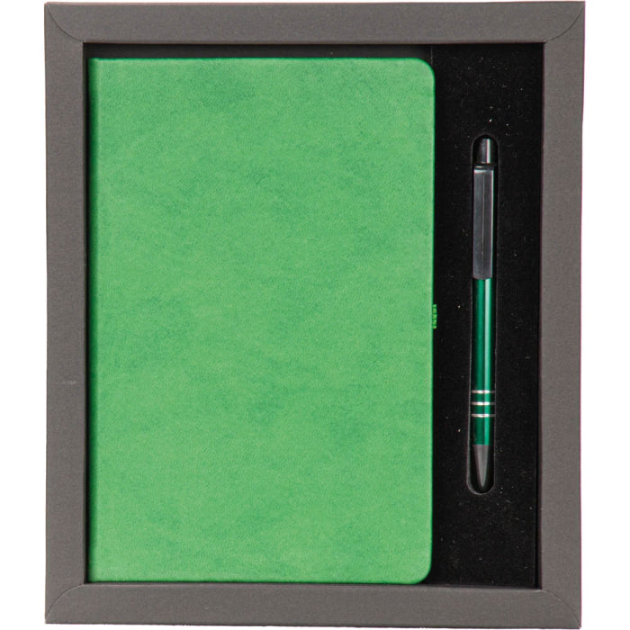Termo Deri Defter ve Metal Kalem Hediye Seti