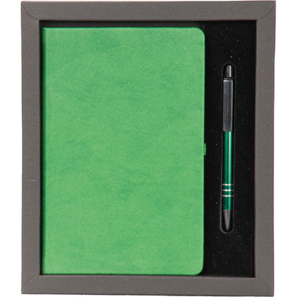 Termo Deri Defter ve Metal Kalem Hediye Seti
