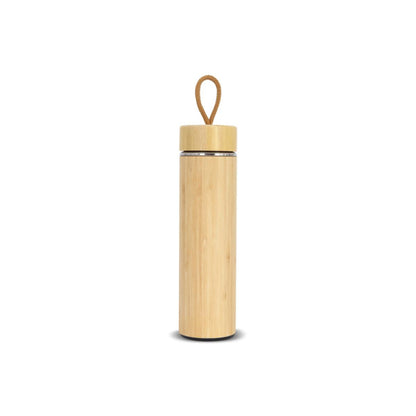 Bambu Gövdeli Paslanmaz Çelik Termos 450 ML