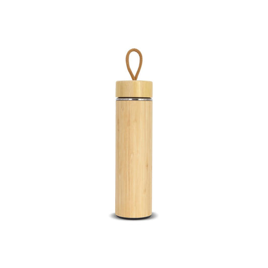 Bambu Gövdeli Paslanmaz Çelik Termos 450 ML