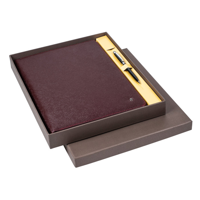 Bordo Tablet Kılıfı ve Dokunmatik Kalemli Portföy