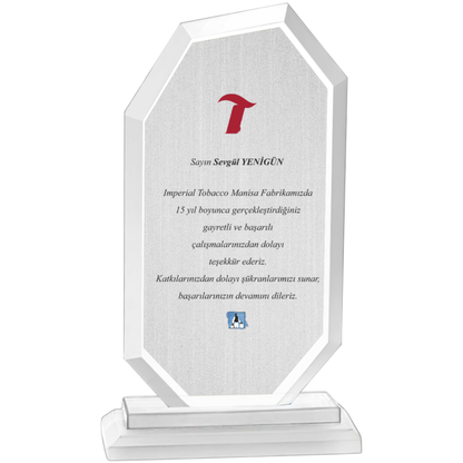 Klasik Tasarım Masaüstü Plaket