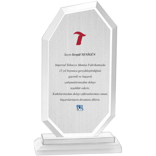 Klasik Tasarım Masaüstü Plaket