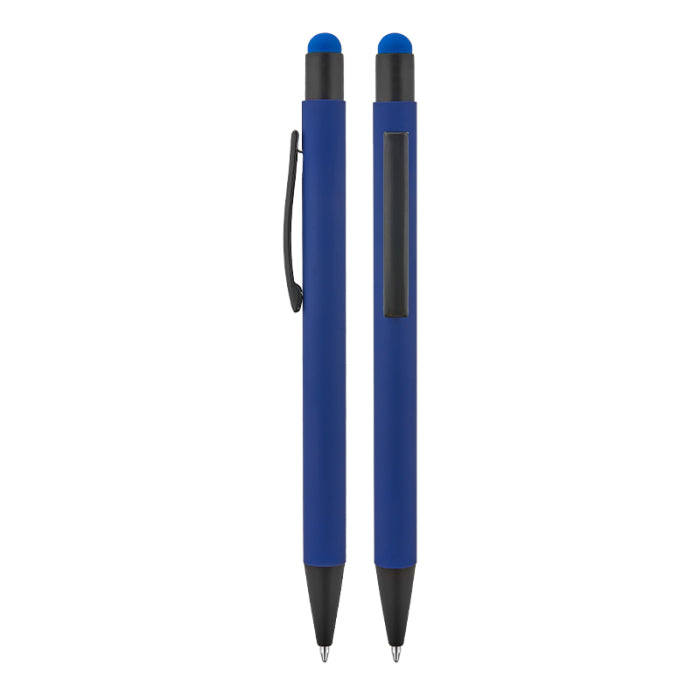 Metal Touchpen Rubber Gövdeli Tükenmez Kalem