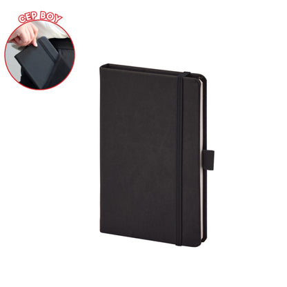 Termo Deri Cep Boy Çizgili Defter