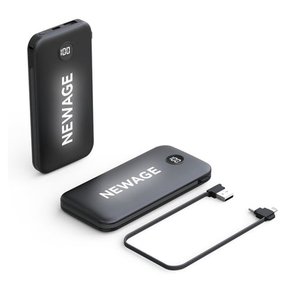 10.000 mAh Rubber Gövde LCD Ekranlı Powerbank