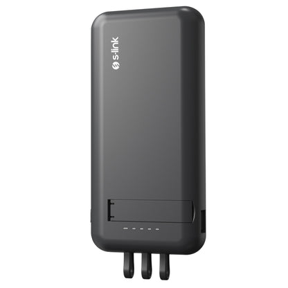 S-Link 10000mAh Dahili Kablolu Wireless Powerbank ve Telefon Standı
