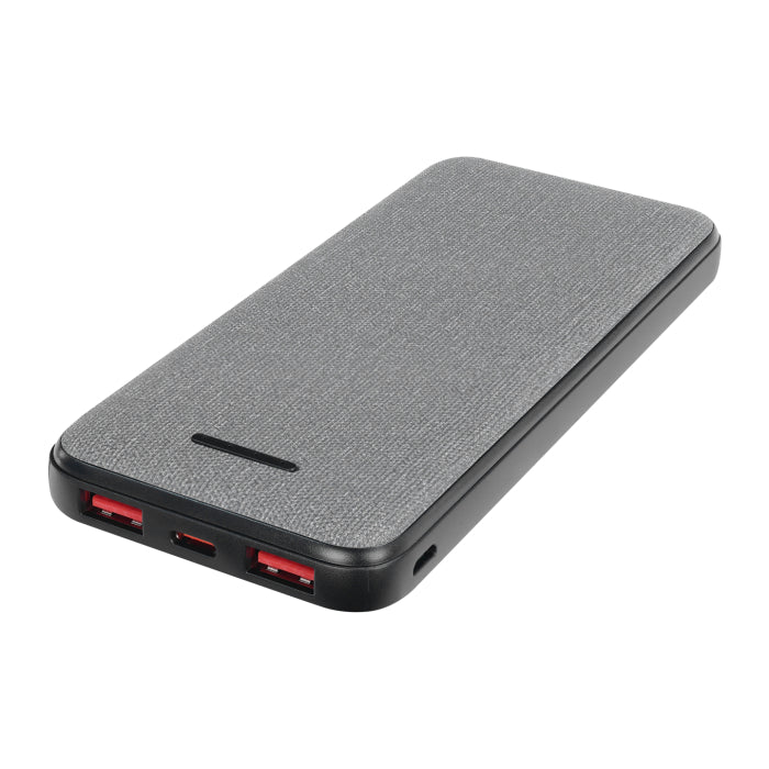 10.000 mAh Kumaş Desenli Hızlı Şarjlı Powerbank