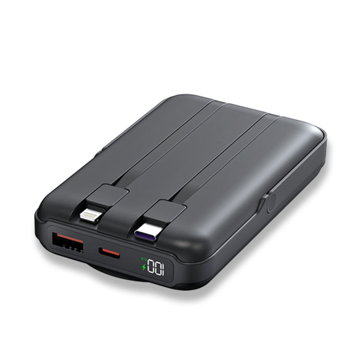 Işıklı Logo Tasarımlı 10000 mAh Hızlı Wireless Şarj Cihazı