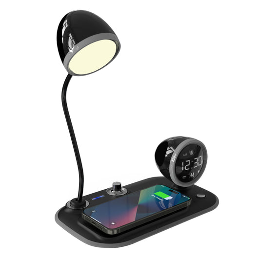 S-link Telefon Uyumlu 15W Hızlı Şarjlı Led Işıklı Masa Lambası