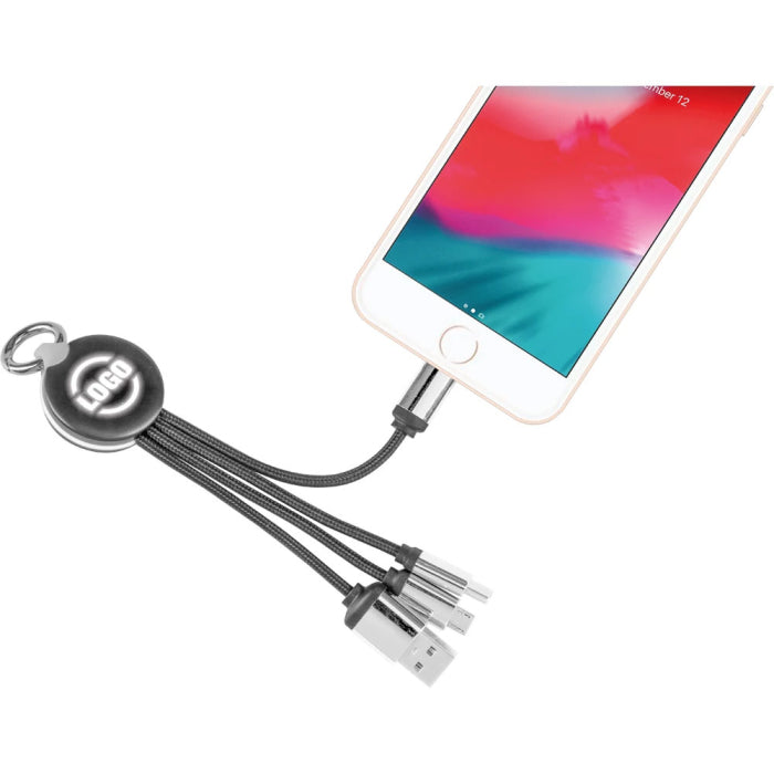 Çoklu Şarj Kablosu Type-C IOS ve Micro USB