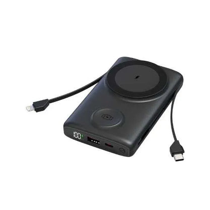 EccoTech 10.000 Mah Magsafe Stand Özellikli İçten Kablolu 15W Powerbank