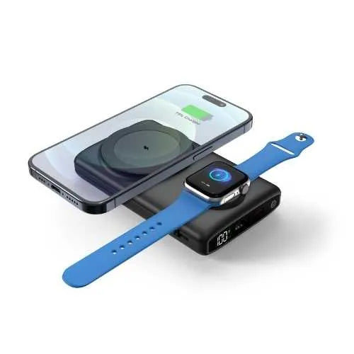 EccoTech 10.000 Mah Magsafe Stand Özellikli İçten Kablolu 15W Powerbank