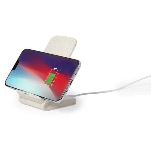 EccoTech %100 Ekolojik Wireless Charger + Telefon Standı