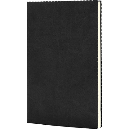Dalgalı Kesim Yumuşak Termo Deri Kapaklı VIP Tarihsiz Defter (14 x 21 cm)