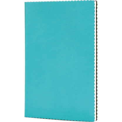 Dalgalı Kesim Yumuşak Termo Deri Kapaklı VIP Tarihsiz Defter (14 x 21 cm)