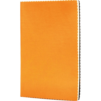 Dalgalı Kesim Yumuşak Termo Deri Kapaklı VIP Tarihsiz Defter (14 x 21 cm)