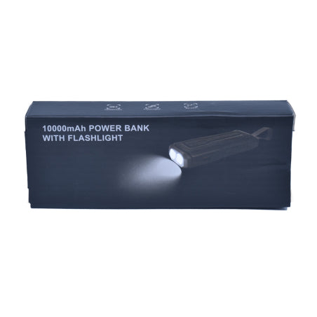 10.000 mAh Hızlı Şarj Destekli Entegre Fenerli Powerbank