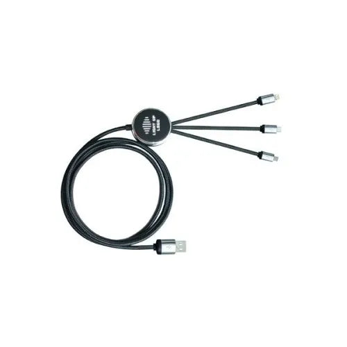 Işıklı Uzun Şarj Kablosu  ( ÇANTALI)