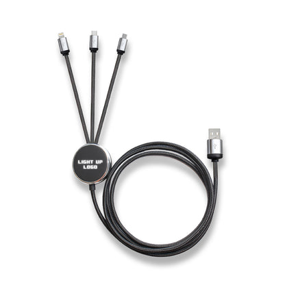 Işıklı Logo Şarj Kablosu