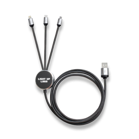 Işıklı Logo Şarj Kablosu