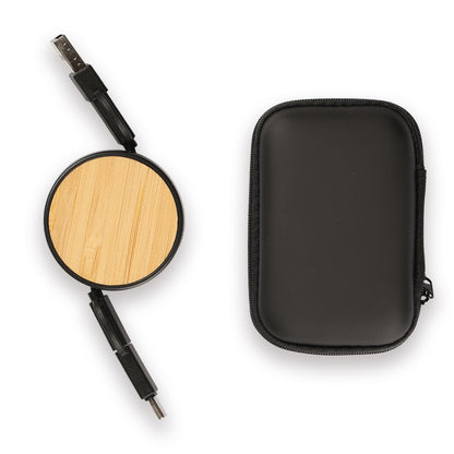 Bambu Şarj Kablosu (Çantalı)