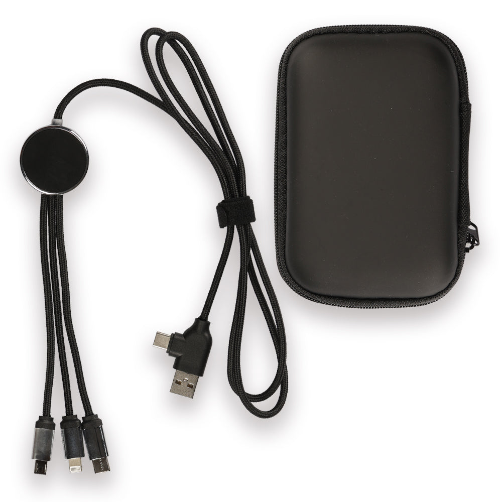 Işıklı Logo Type-C Uçlu Şarj Kablosu (Çantalı)