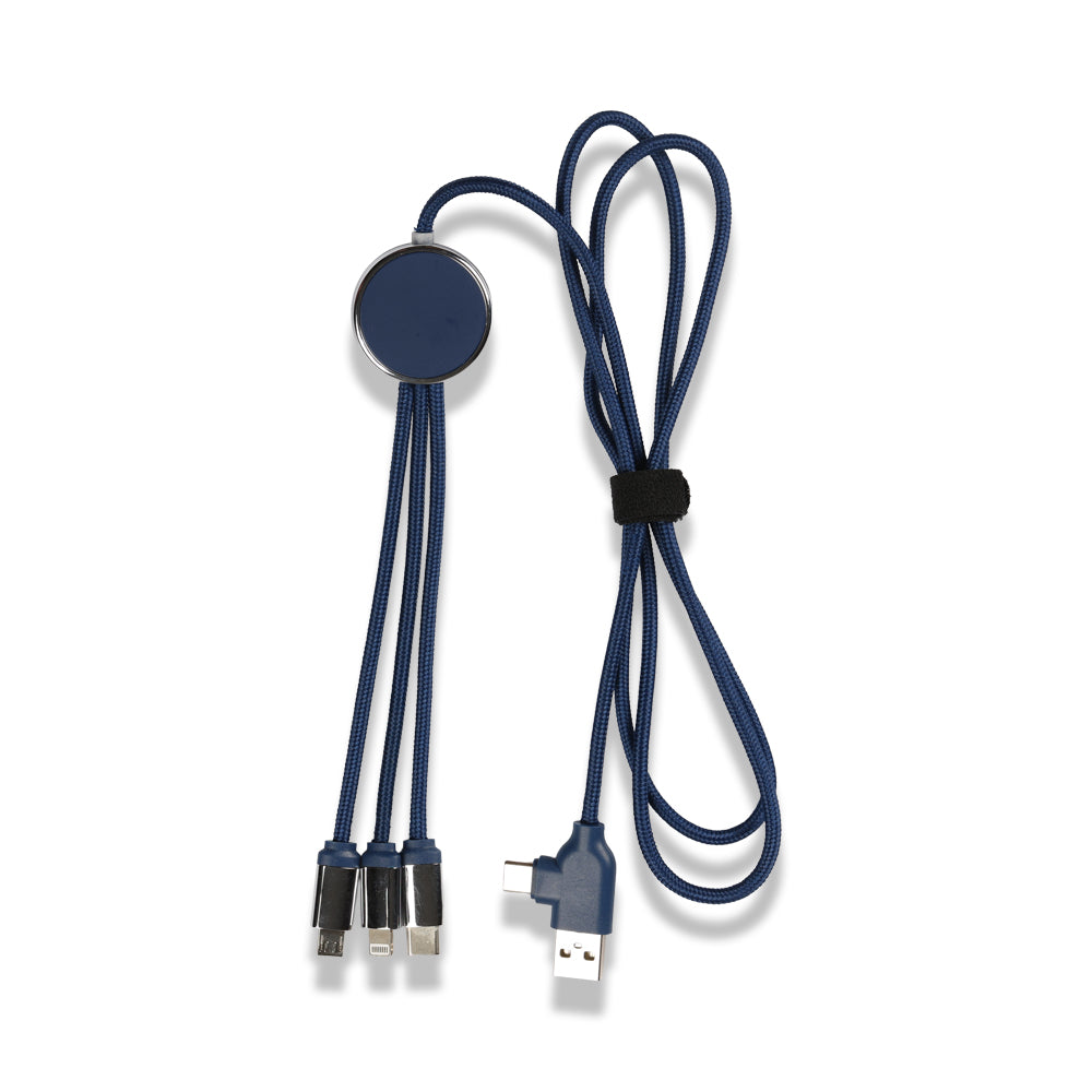 Işıklı Logo Type-C Uçlu Şarj Kablosu (Çantalı)