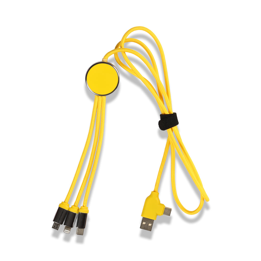 Işıklı Logo Type-C Uçlu Şarj Kablosu (Çantalı)