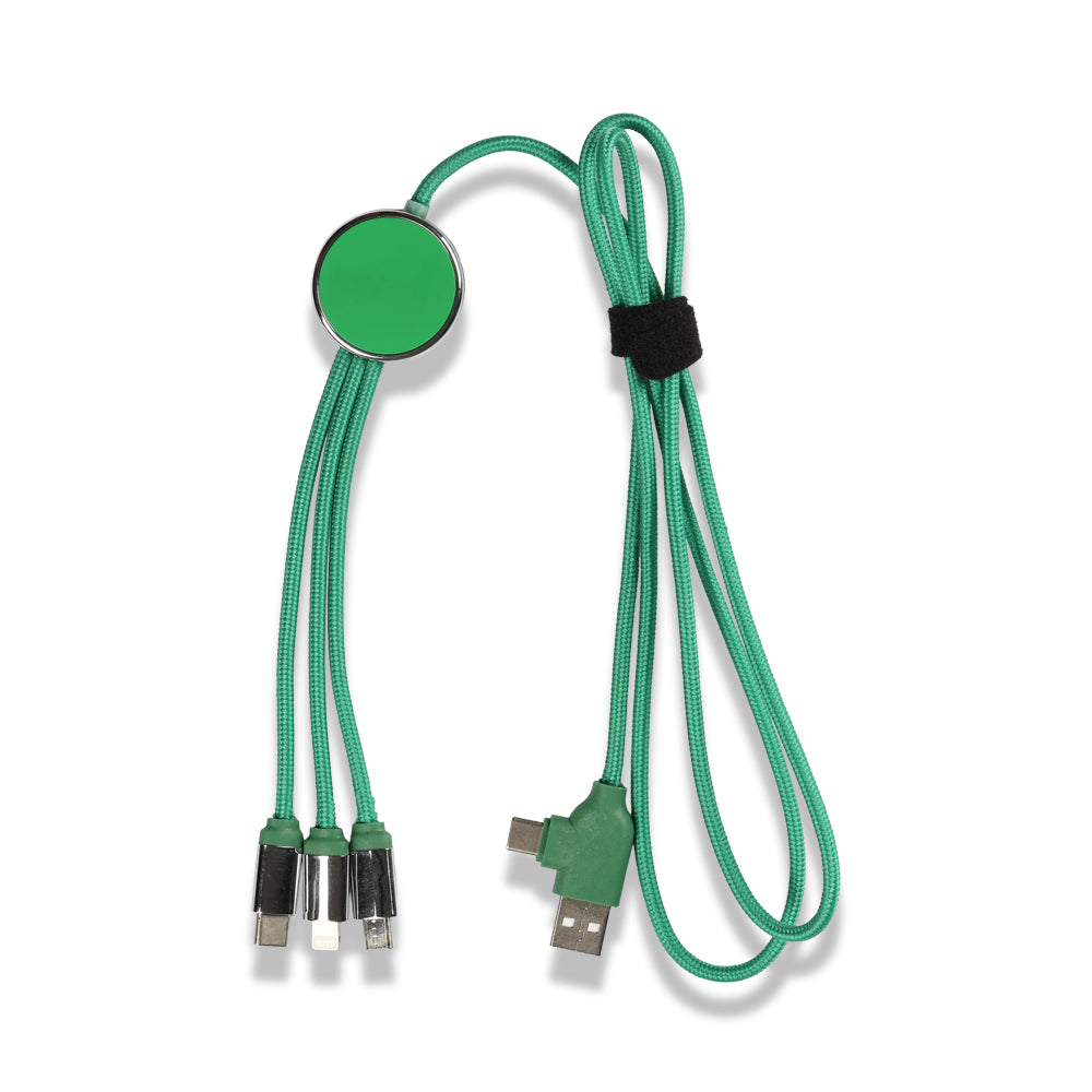 Işıklı Logo Type-C Uçlu Şarj Kablosu (Çantalı)