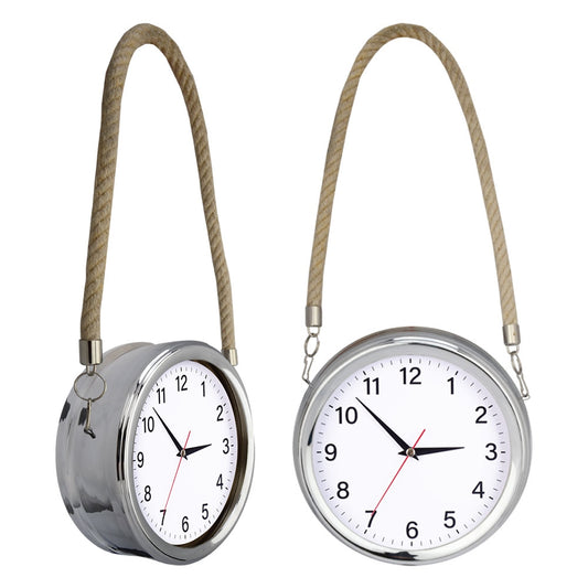 Krom Duvar Saati Ø 215 mm