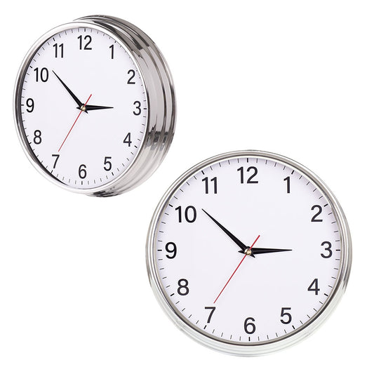 Krom Duvar Saati Ø 430 mm