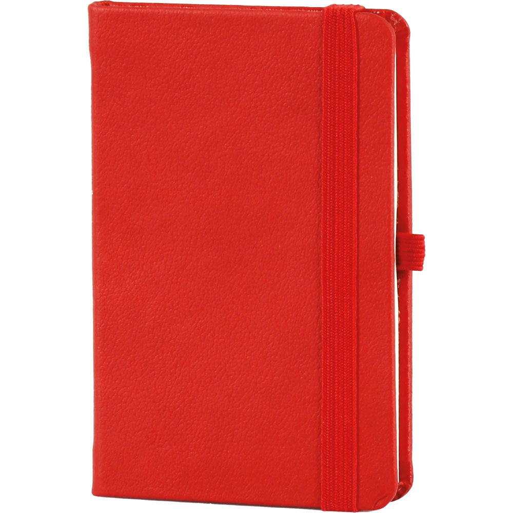 Yumuşak Termo Deri Kapaklı ve Lastikli VIP Cep Defteri (9 x 14 cm)