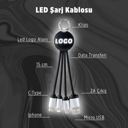 EccoTech LED Şarj Kablosu